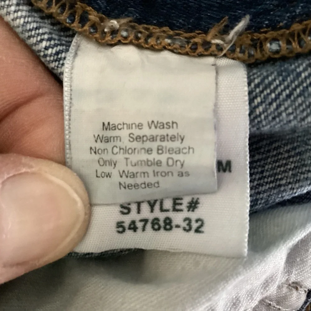 J. Crew Men’s Denim Distressed Jeans.  Size 38/32